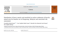 Distribution of heavy metals and metalloid in surface sediments of heavily-mined area for bauxite ore in Pengerang, Malaysia and associated risk assessment